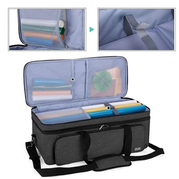 🧵Double Decker Cricut Carrying Case🧵 - Picture 2 of 7